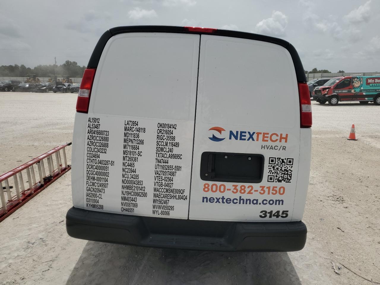 2023 Chevrolet Express G2500 VIN: 1GCWGAFP0P1244834 Lot: 61518554