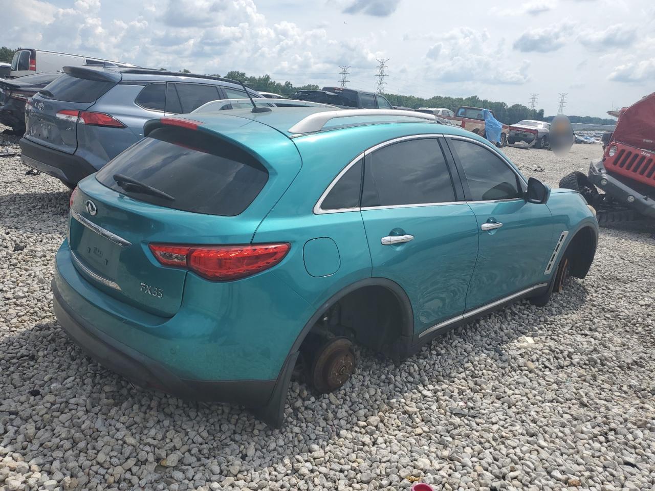 2010 Infiniti Fx35 VIN: JN8AS1MU2AM801982 Lot: 61017534