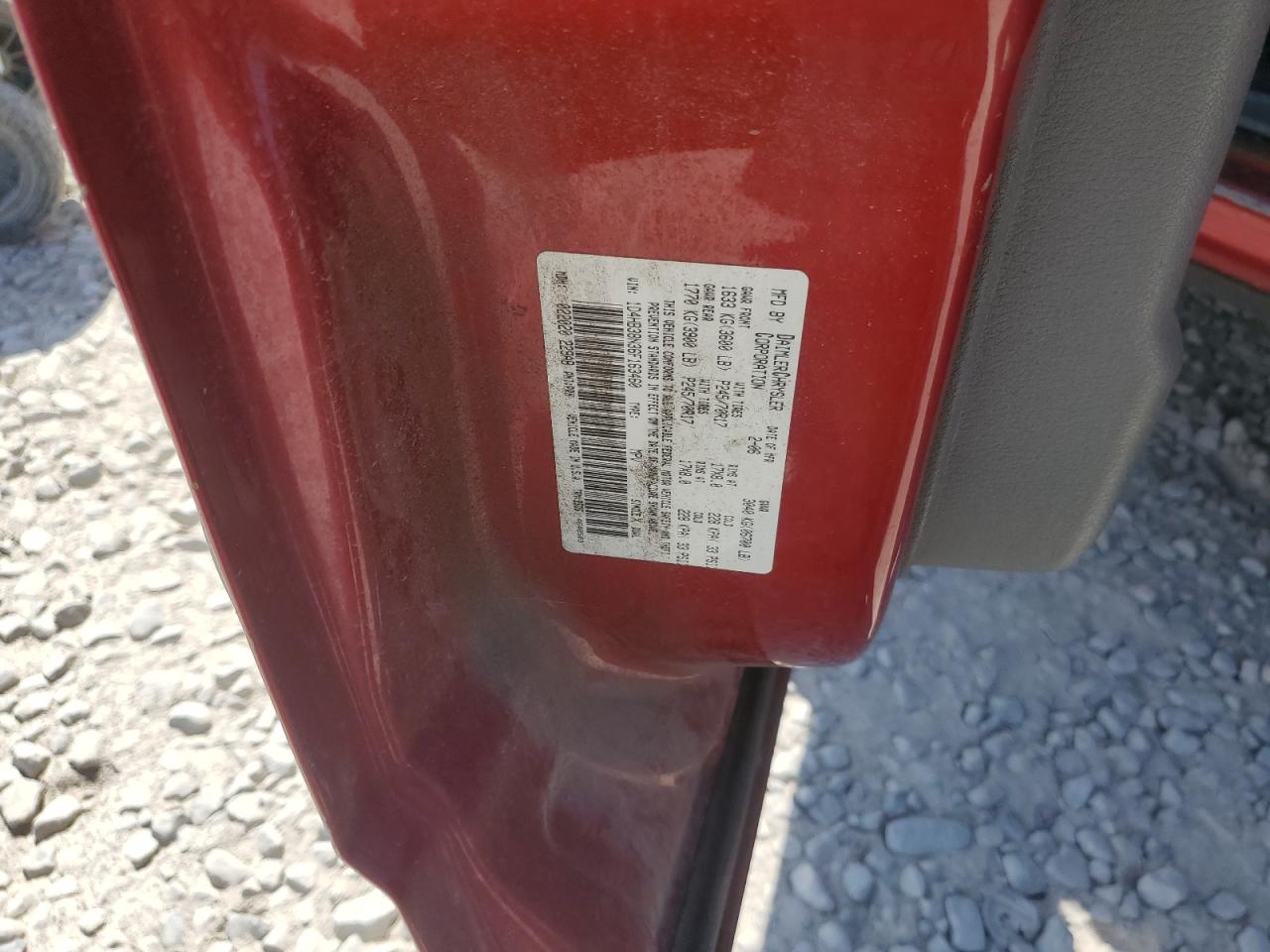 2006 Dodge Durango Sxt VIN: 1D4HB38N36F163460 Lot: 63649534