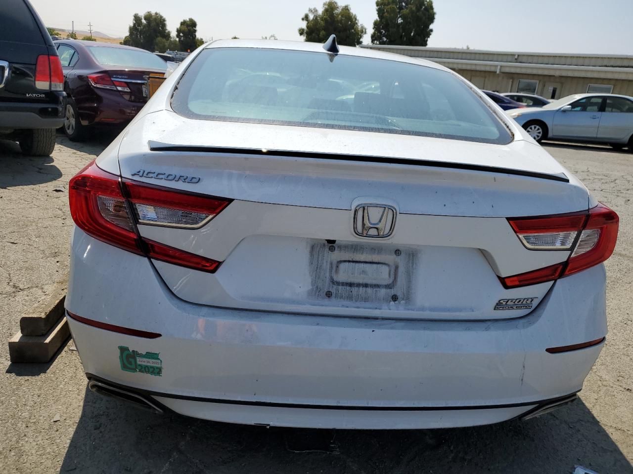 2021 Honda Accord Sport Se VIN: 1HGCV1F45MA086258 Lot: 64980524