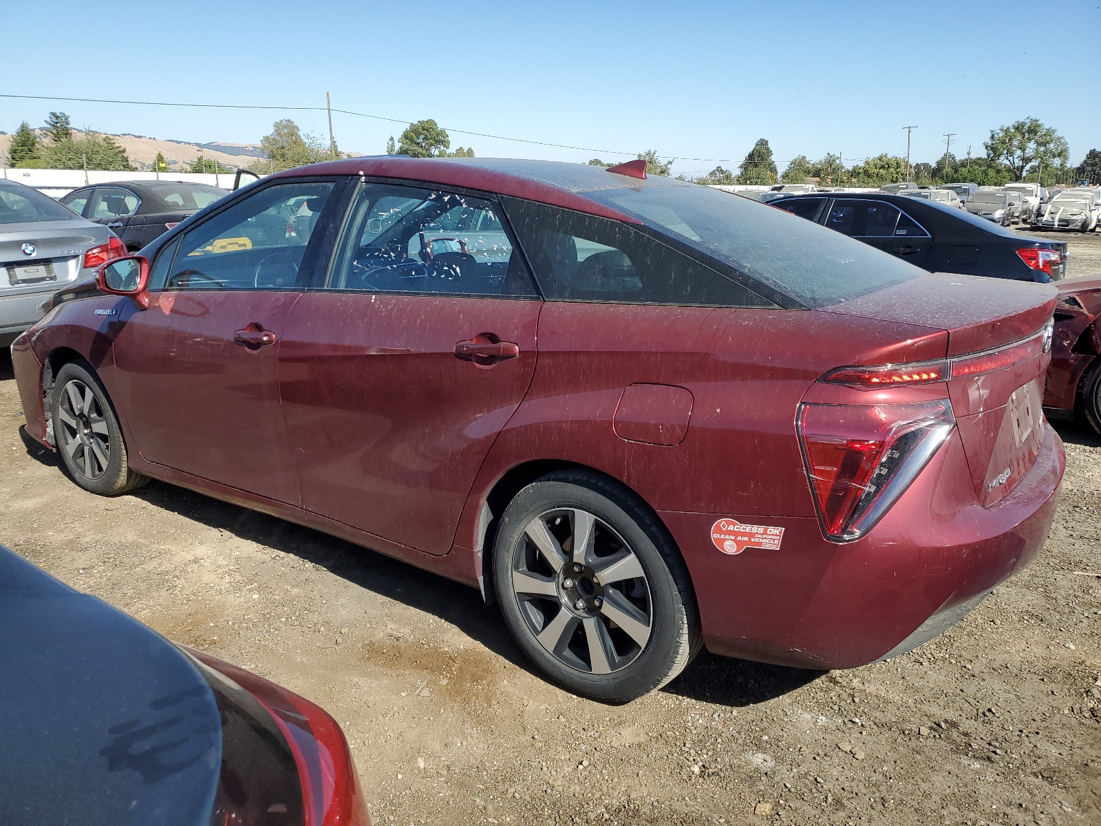 2017 Toyota Mirai vin: JTDBVRBD7HA003188