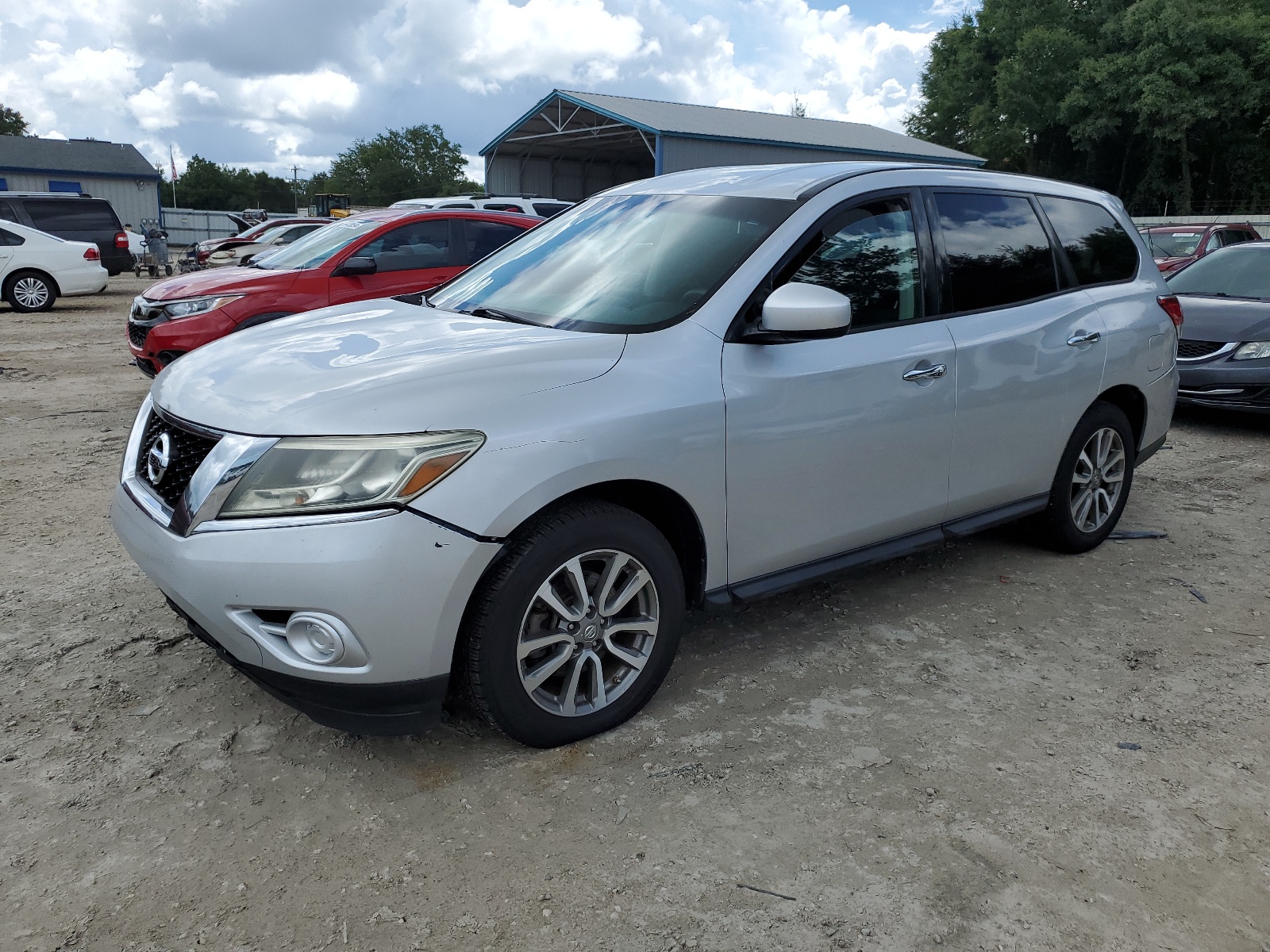 2014 Nissan Pathfinder S vin: 5N1AR2MN7EC622298