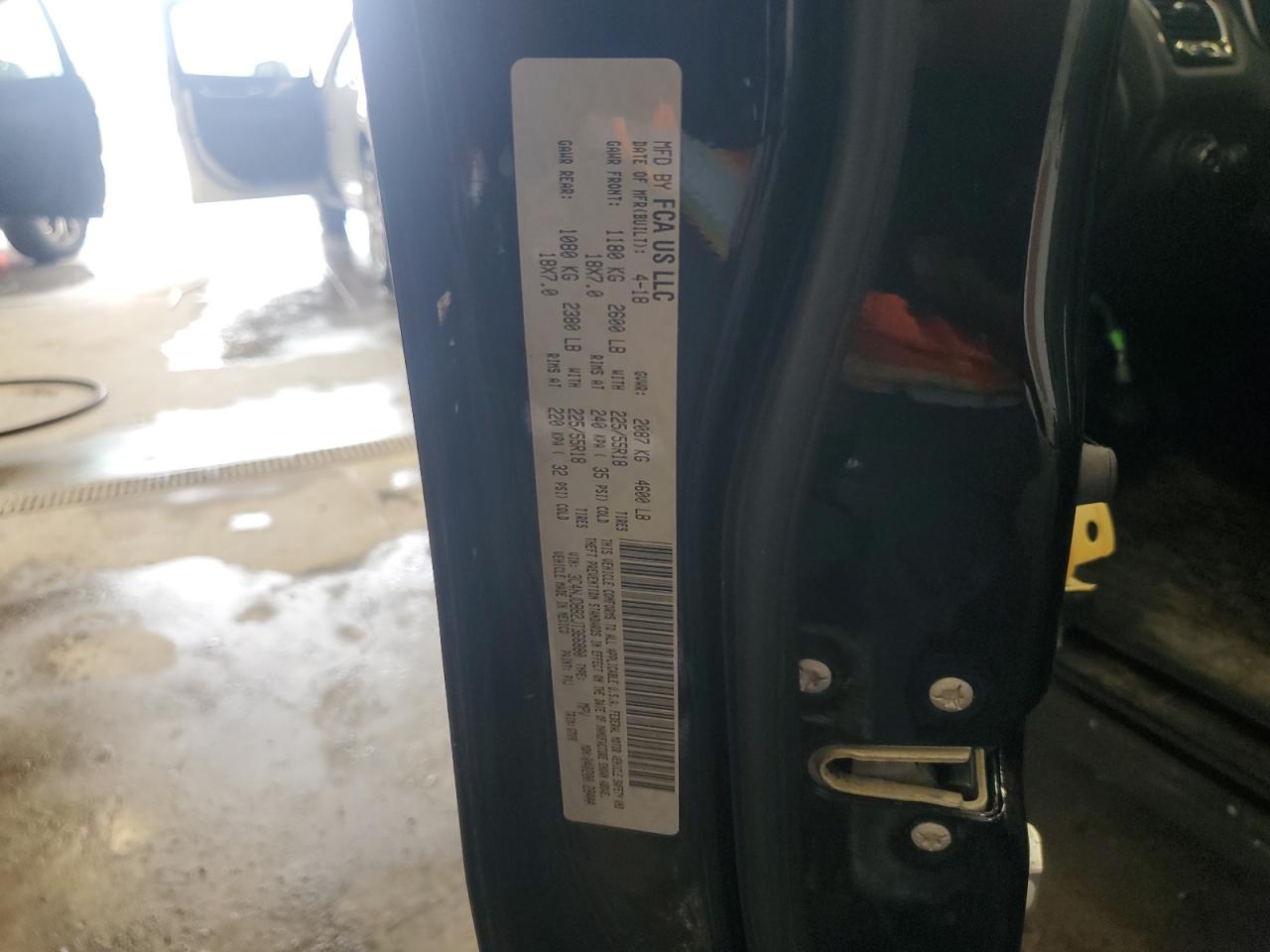 2018 Jeep Compass Latitude VIN: 3C4NJDBB2JT366880 Lot: 61648694