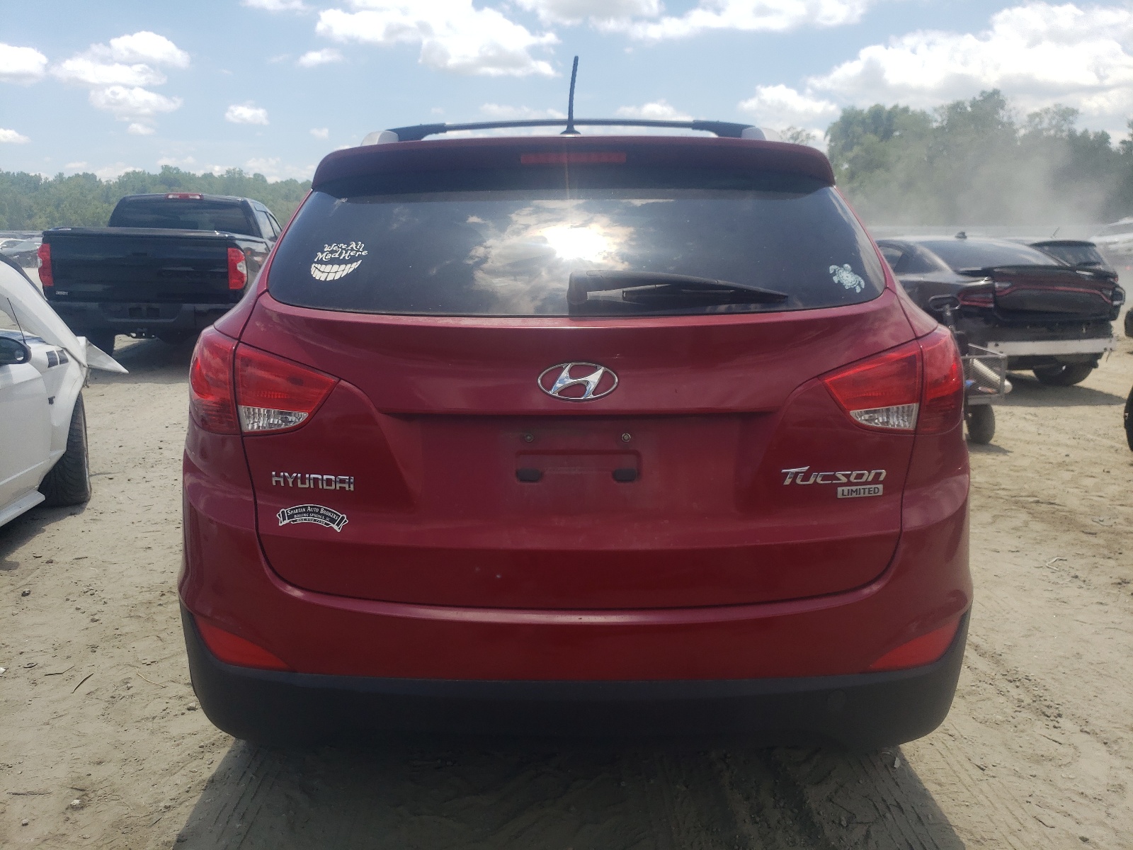KM8JU3ACXDU592407 2013 Hyundai Tucson Gls