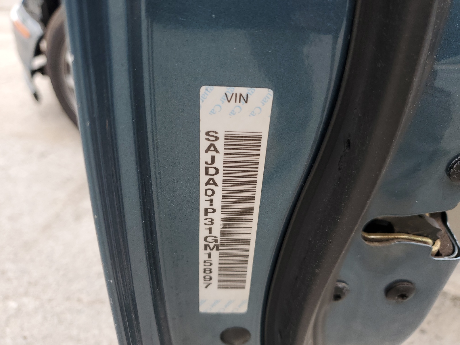 SAJDA01P31GM15897 2001 Jaguar S-Type