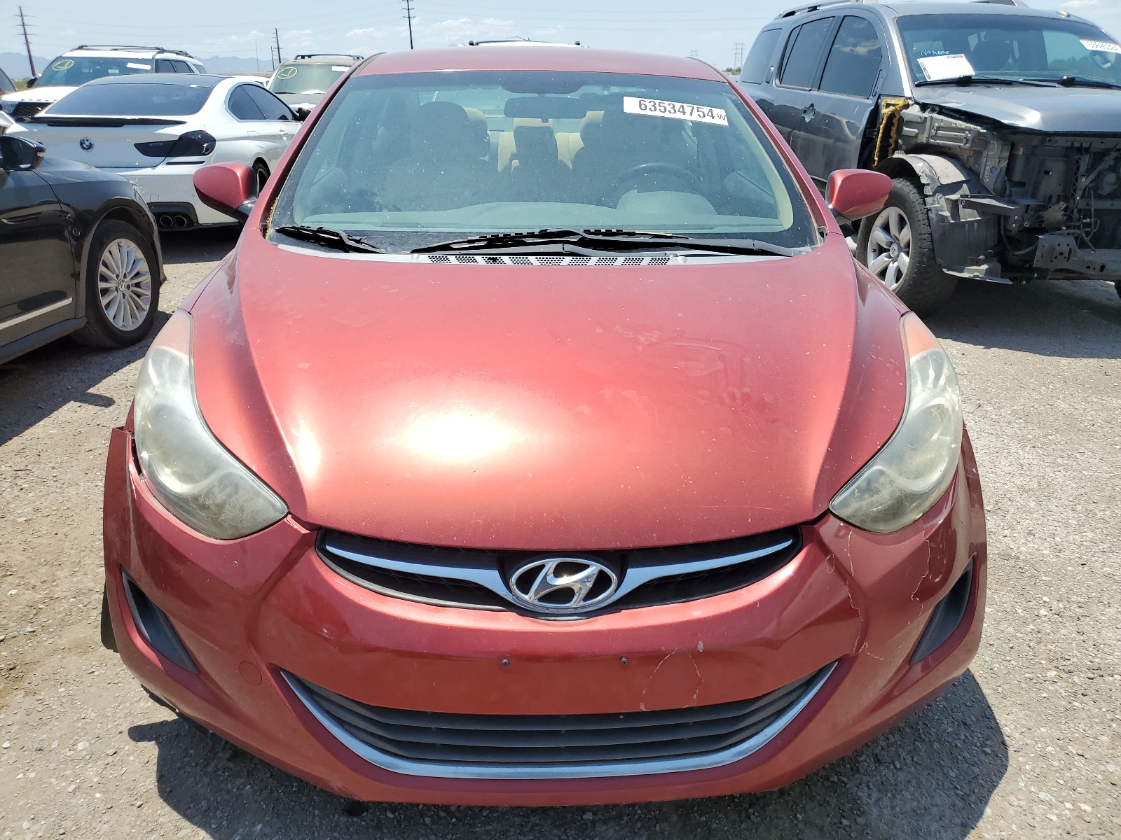 2013 Hyundai Elantra Gls vin: 5NPDH4AE7DH376540