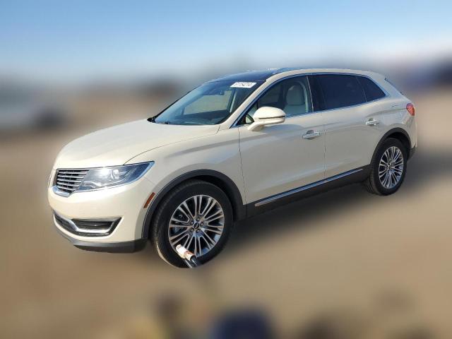  LINCOLN MKX 2018 Кремовый