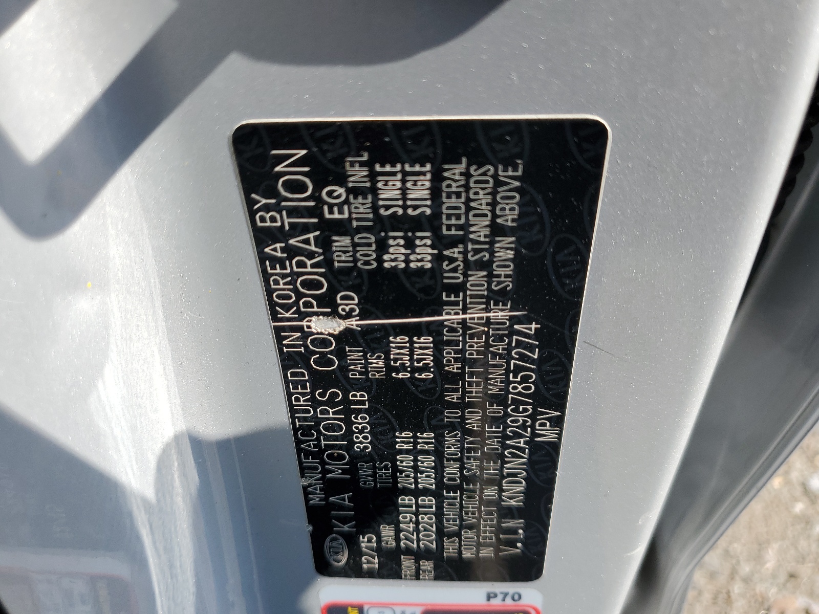 KNDJN2A29G7857274 2016 Kia Soul