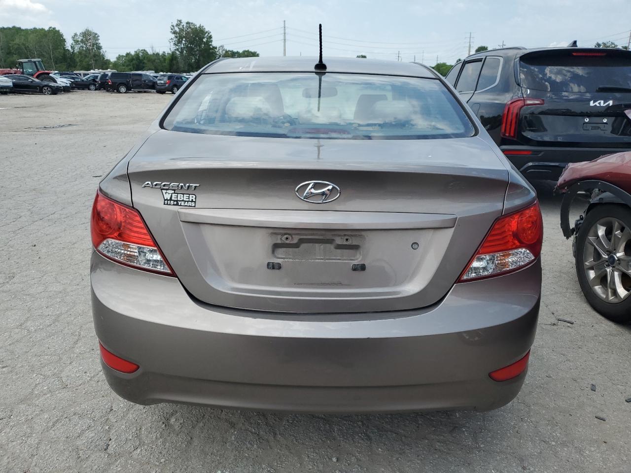 2013 Hyundai Accent Gls VIN: KMHCU4AE1DU443092 Lot: 62524824