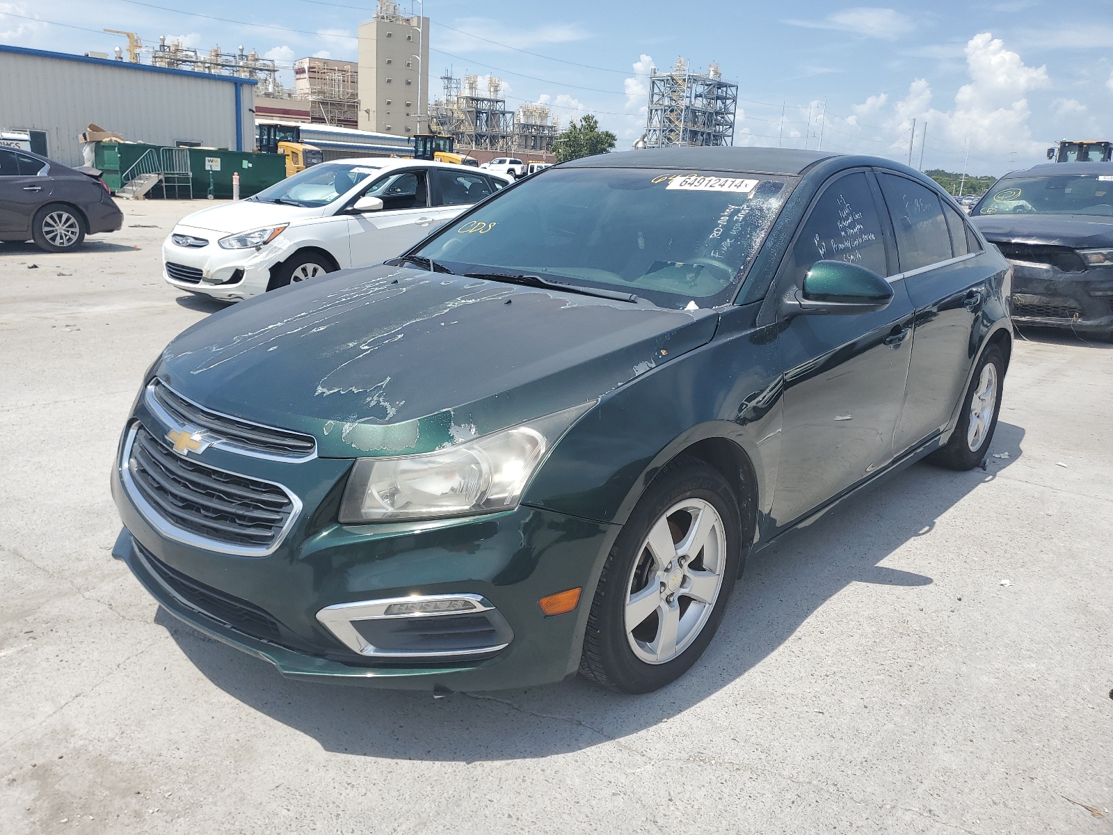 2015 Chevrolet Cruze Lt vin: 1G1PC5SB0F7168652