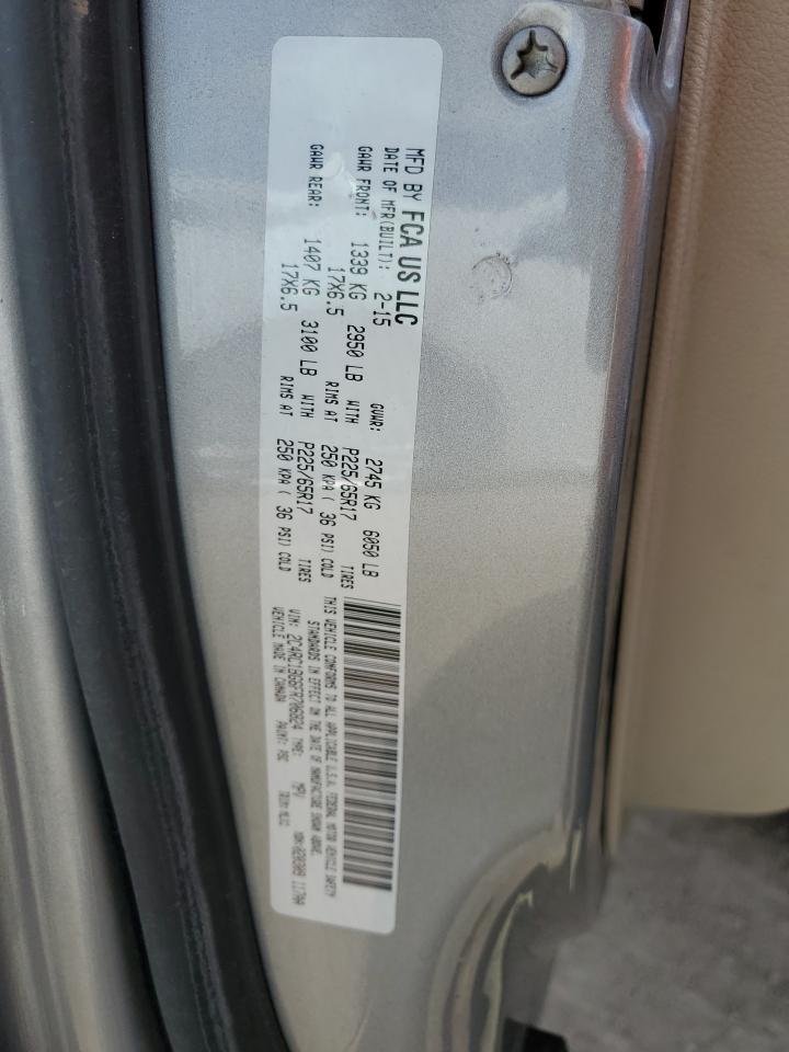 2015 Chrysler Town & Country Touring VIN: 2C4RC1BG6FR706824 Lot: 63165594