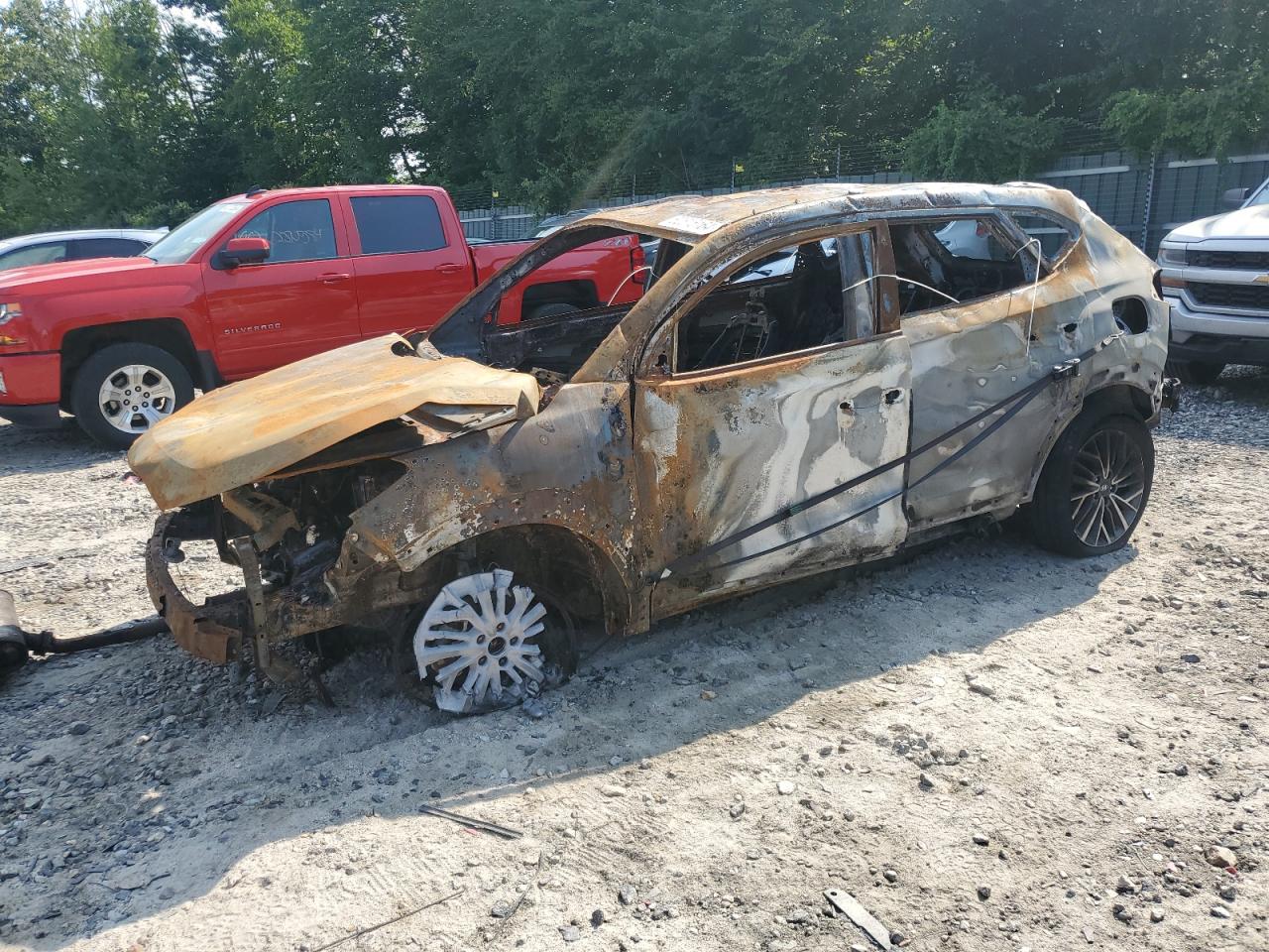 2020 Hyundai Tucson Limited на продаже в Candia, NH - Burn