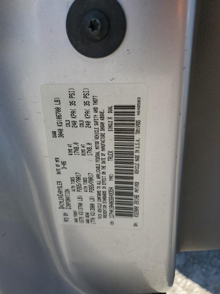 2006 Dodge Ram 1500 St VIN: 1D7HA18N06S649354 Lot: 62848604