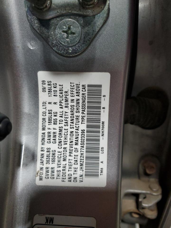 JHMZE2H77AS023396 2010 Honda Insight Ex