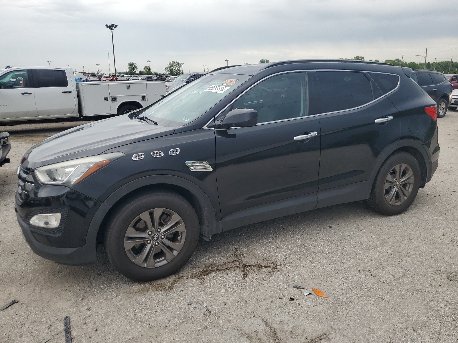 2013 Hyundai Santa Fe Sport vin: 5XYZU3LB1DG054207