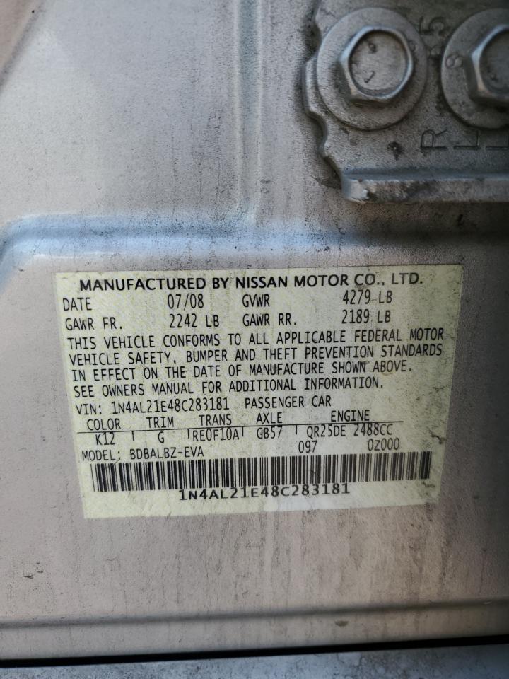 1N4AL21E48C283181 2008 Nissan Altima 2.5