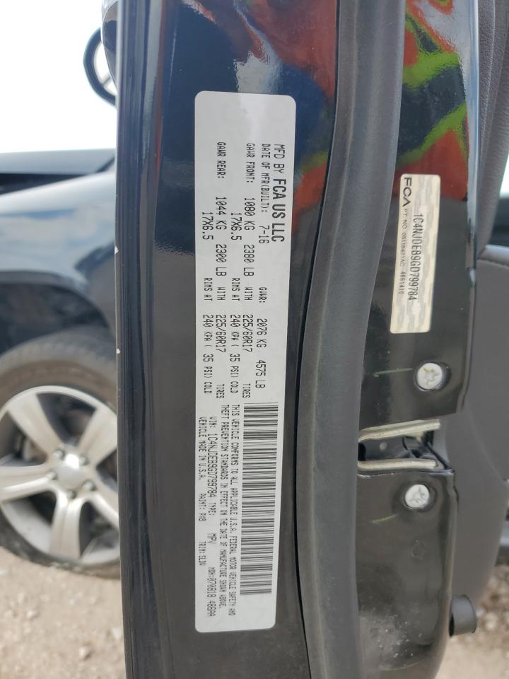 2016 Jeep Compass Latitude VIN: 1C4NJDEB9GD799784 Lot: 62344374