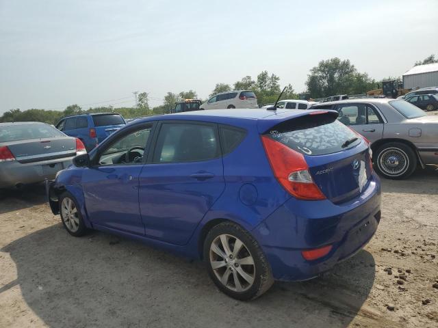 Hatchbacks HYUNDAI ACCENT 2012 Blue