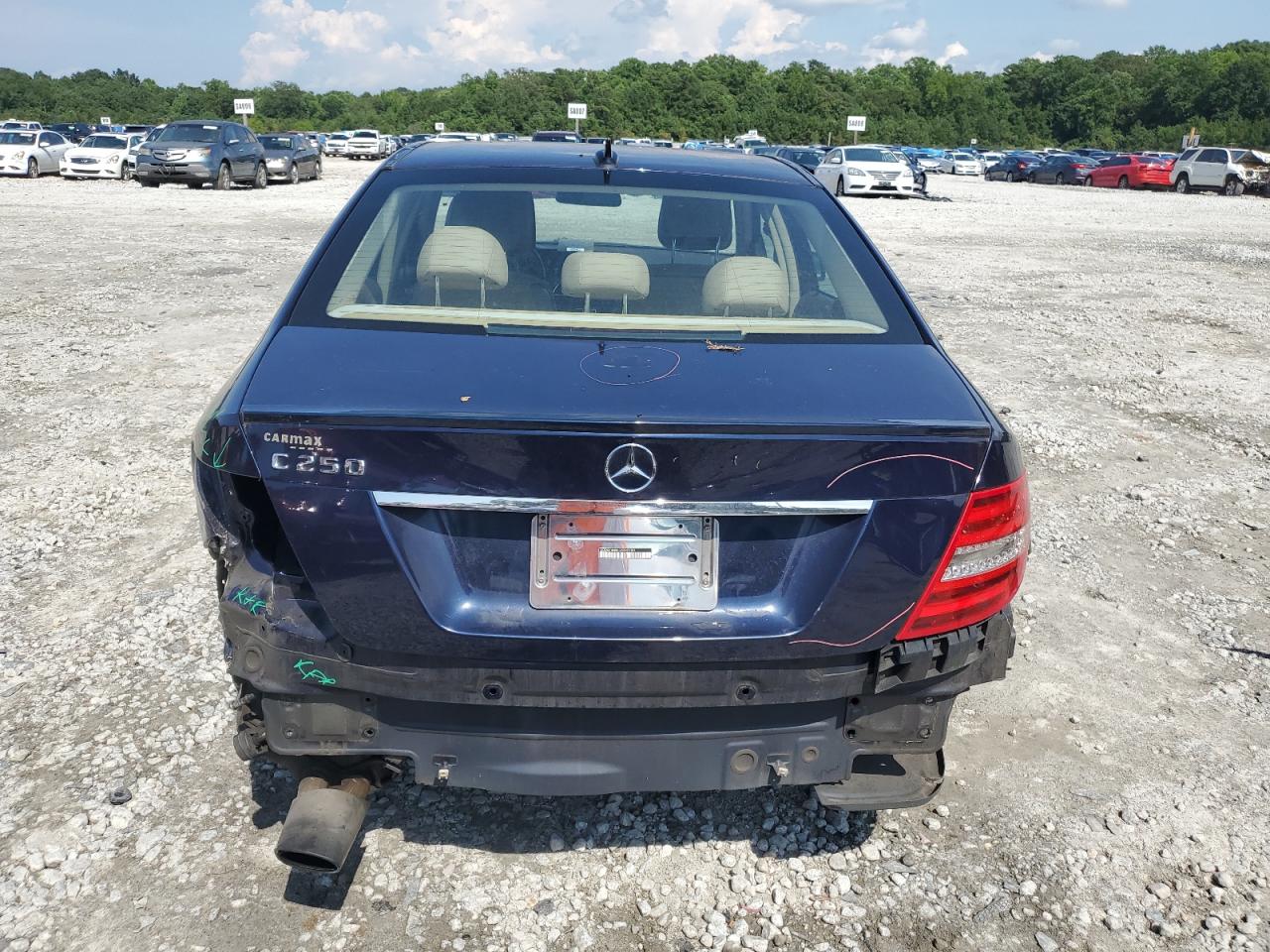 2012 Mercedes-Benz C 250 VIN: WDDGF4HB6CR202700 Lot: 65543884
