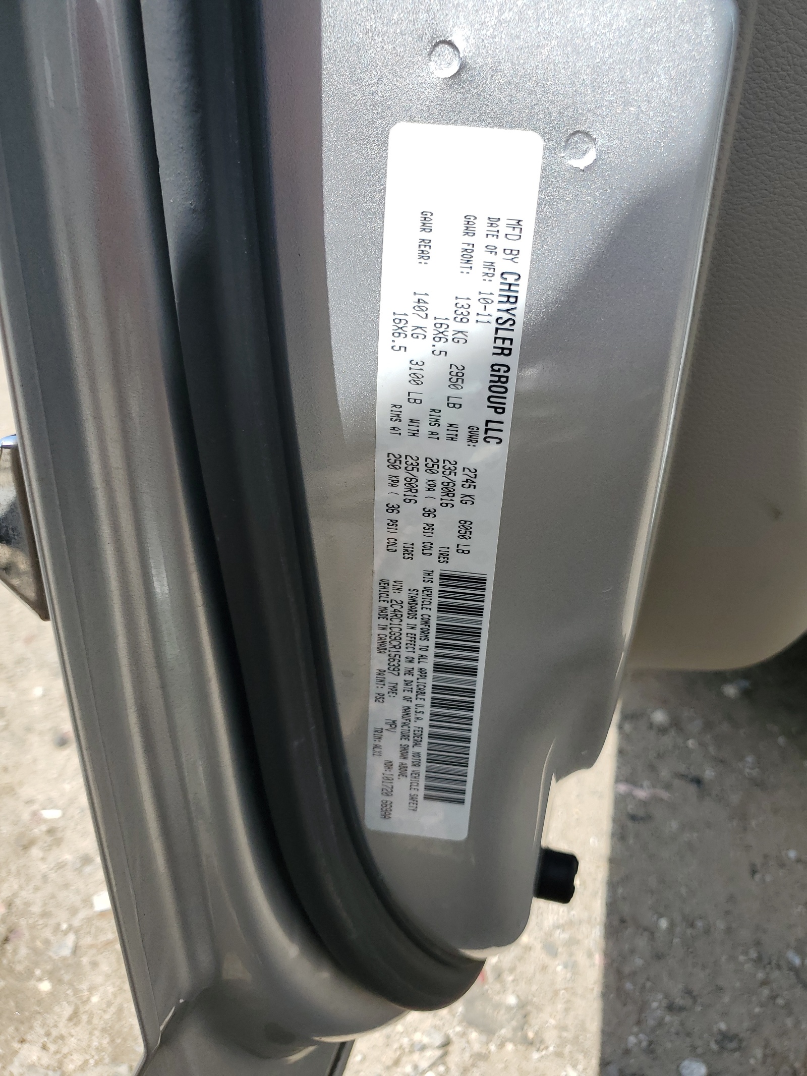 2C4RC1CG9CR156397 2012 Chrysler Town & Country Touring L