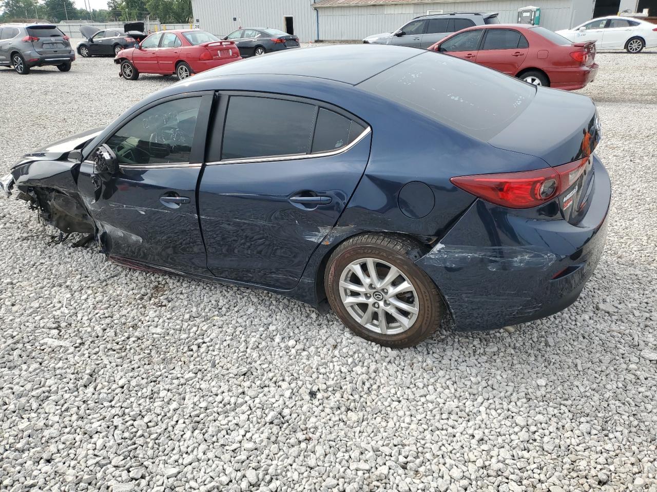 2018 Mazda 3 Gs blue null gas JM1BN1V79J1174845 photo #3