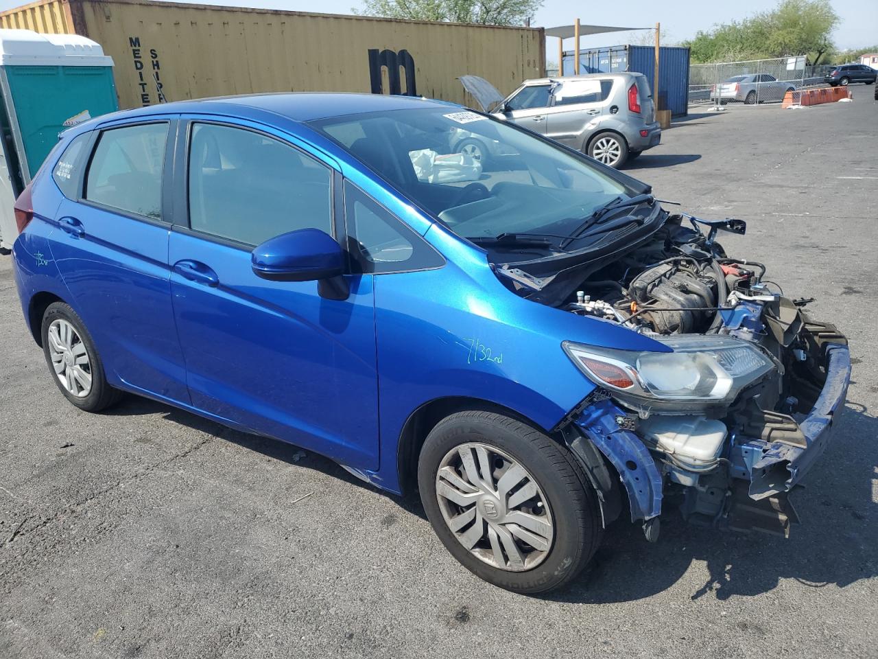 2016 Honda Fit Lx VIN: JHMGK5H59GS009833 Lot: 64439725