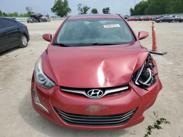  HYUNDAI ELANTRA 2015 Красный