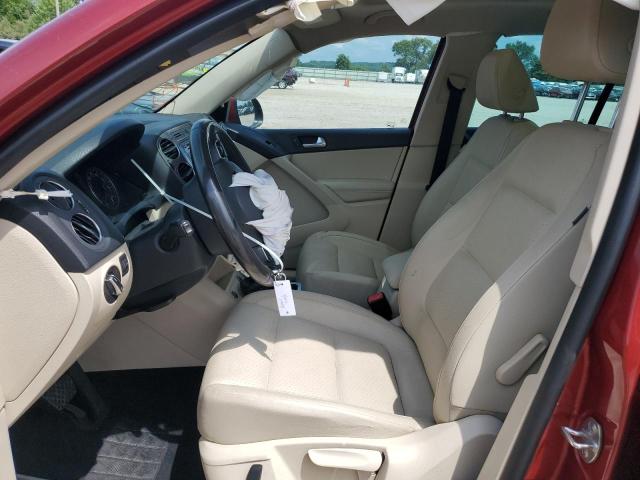  VOLKSWAGEN TIGUAN 2014 Czerwony