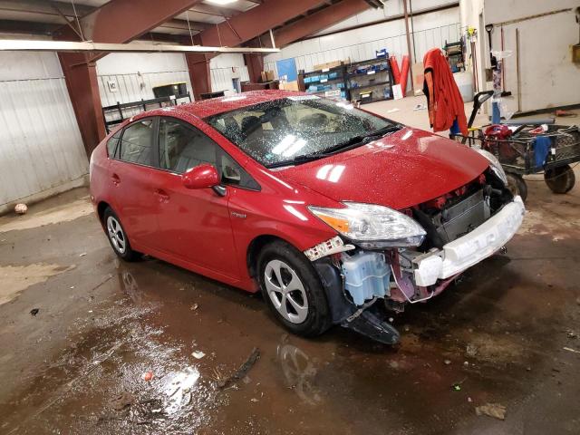  TOYOTA PRIUS 2014 Czerwony