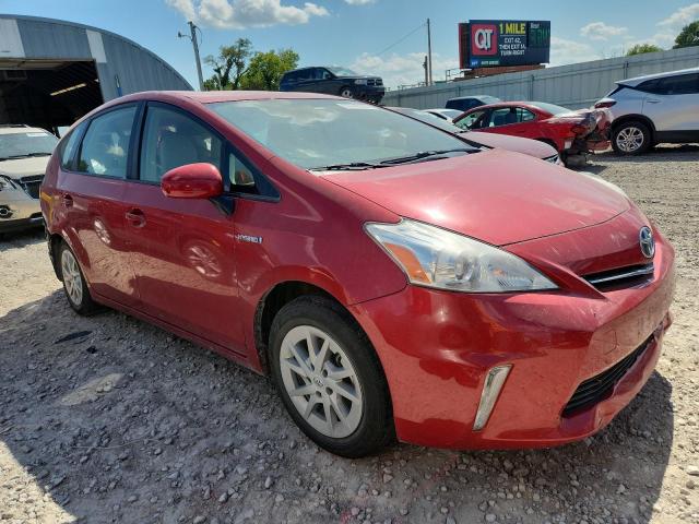  TOYOTA PRIUS 2012 Red