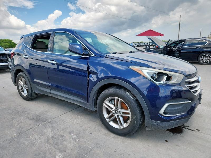  HYUNDAI SANTA FE 2018 Granatowy