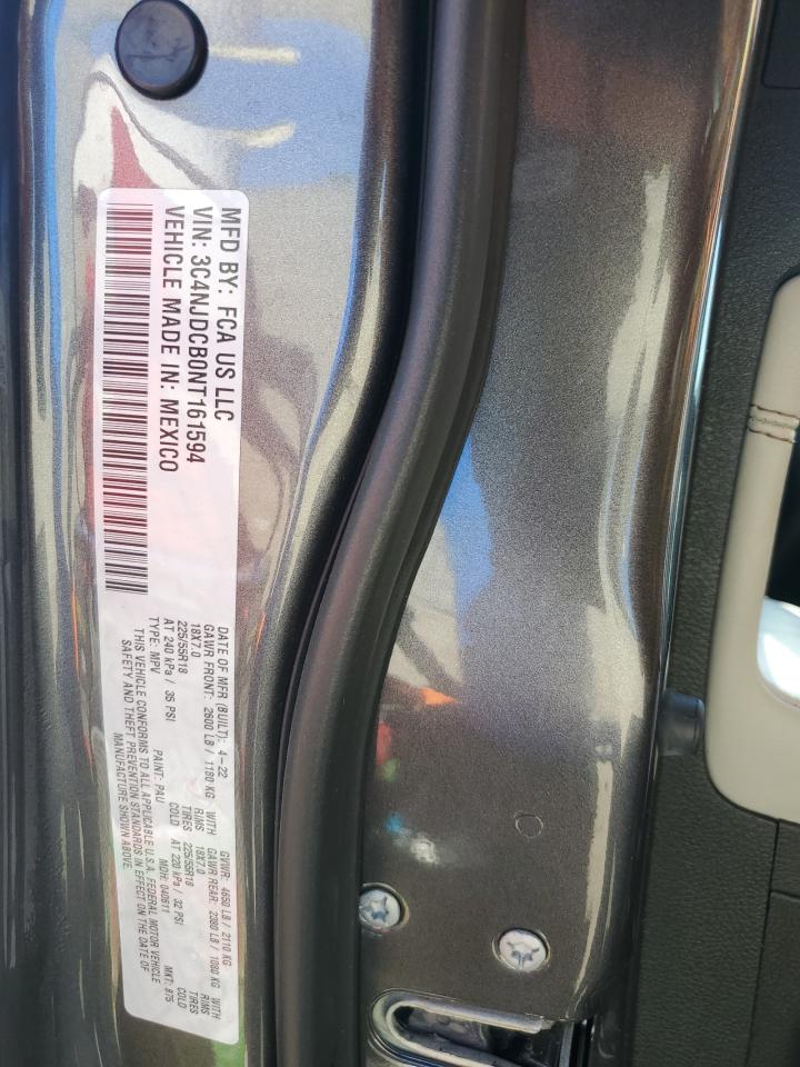 2022 Jeep Compass Limited VIN: 3C4NJDCB0NT161594 Lot: 65829685