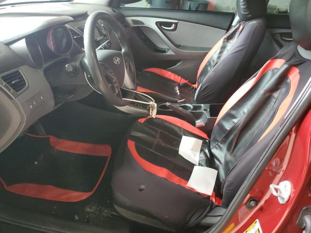 Sedans HYUNDAI ELANTRA 2015 Czerwony