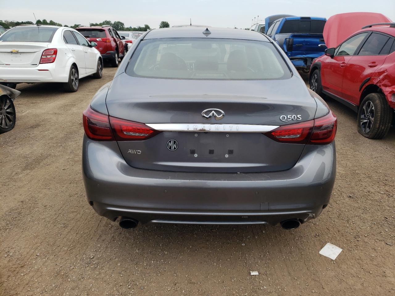 2019 Infiniti Q50 Luxe VIN: JN1EV7AR6KM551495 Lot: 64423395