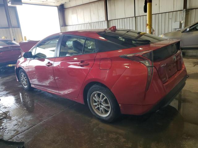  TOYOTA PRIUS 2016 Czerwony