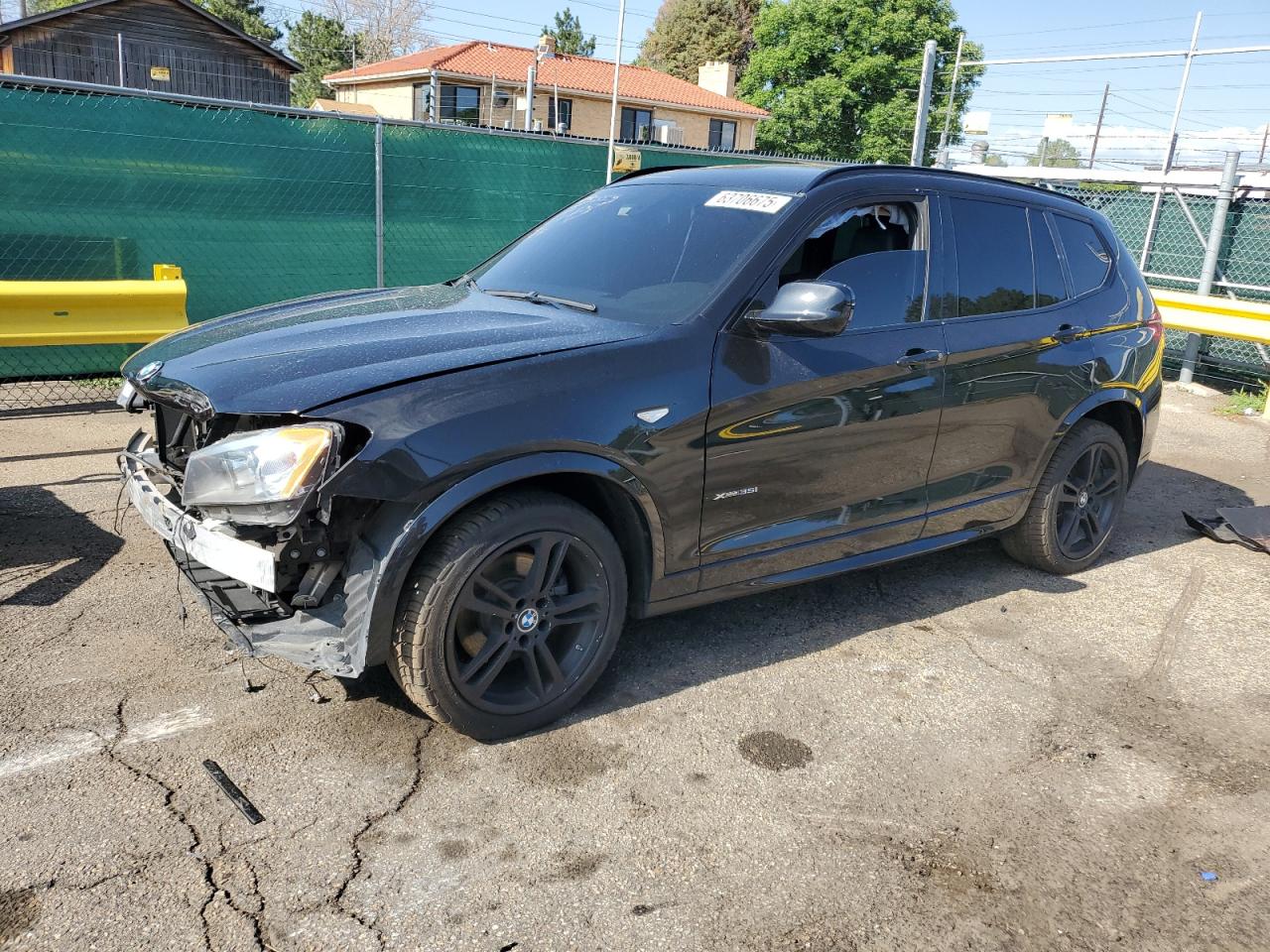 2014 BMW X3 xDrive35I black suv gas 5UXWX7C57E0E75336 photo #1