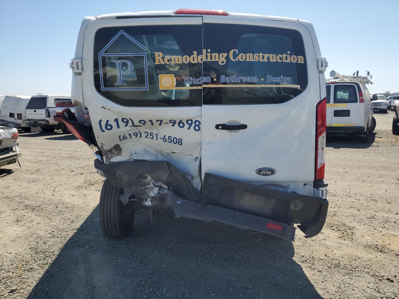 2019 Ford Transit T-150 VIN: 1FTYE9ZM8KKB55255 Lot: 63336665