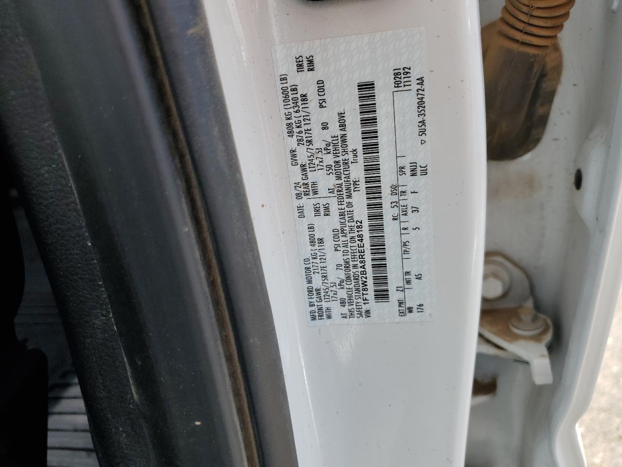 2024 Ford F250 Super Duty VIN: 1FT8W2BA8REE48182 Lot: 65199415
