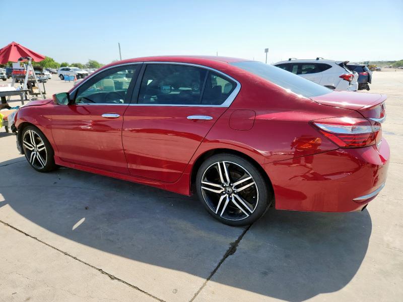  HONDA ACCORD 2017 Красный