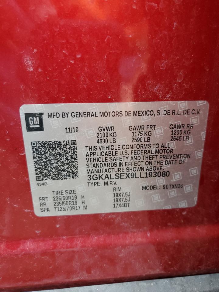 2020 GMC Terrain Denali VIN: 3GKALSEX9LL193080 Lot: 65006985