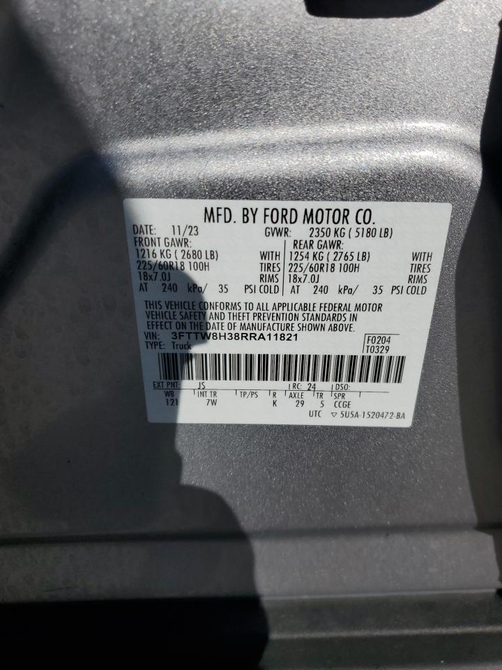 3fttw8h38rra11821 3FTTW8H38RRA11821 2024 Ford Maverick Xlt