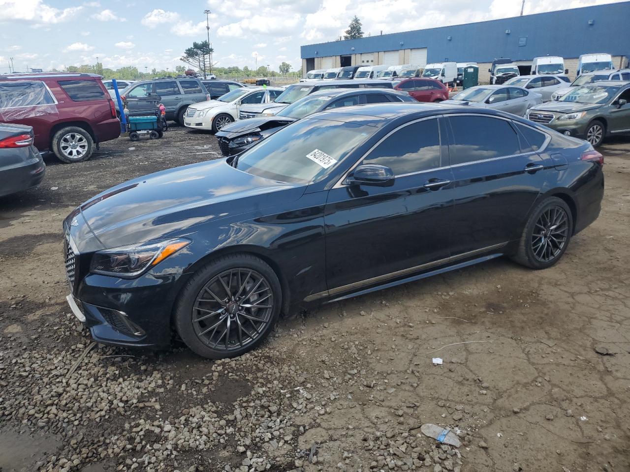 2018 Genesis G80 Sport VIN: KMHGN4JBXJU229377 Lot: 64201975