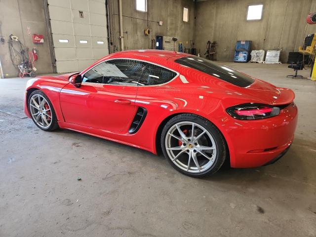 PORSCHE CAYMAN 2017 Красный