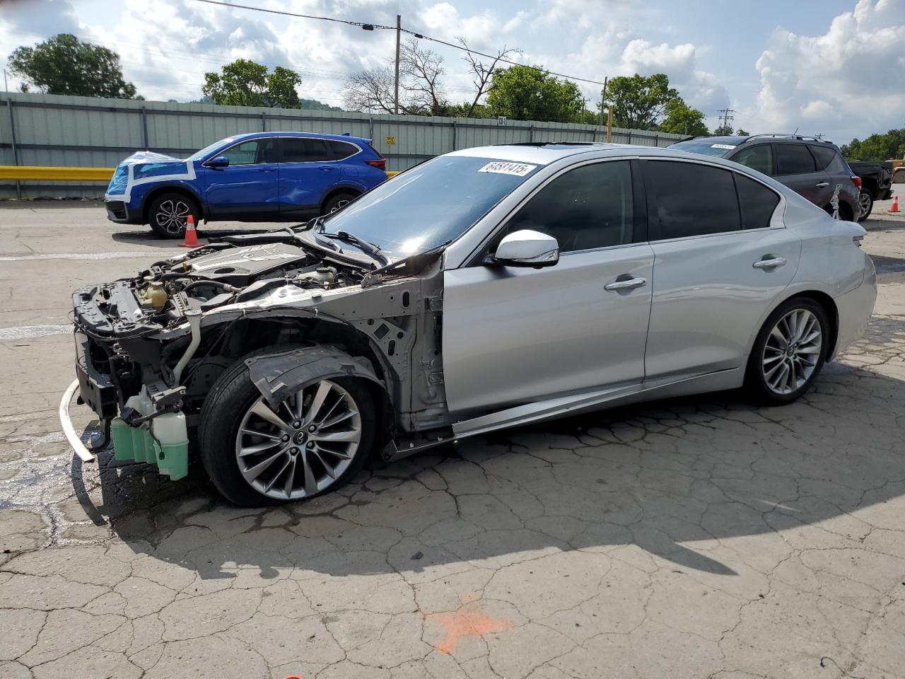 2018 Infiniti Q50 Luxe VIN: JN1EV7AP5JM350359 Lot: 64581415