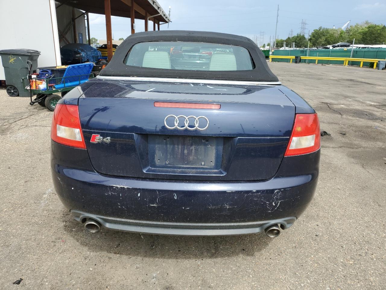 2005 Audi S4 Quattro Cabriolet VIN: WUARL48H95K900409 Lot: 65068145