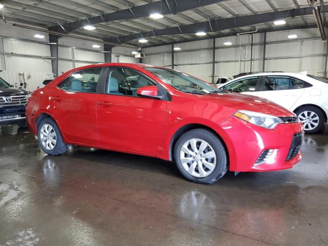  TOYOTA COROLLA 2016 Czerwony