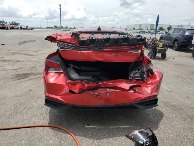  HYUNDAI ELANTRA 2021 Red