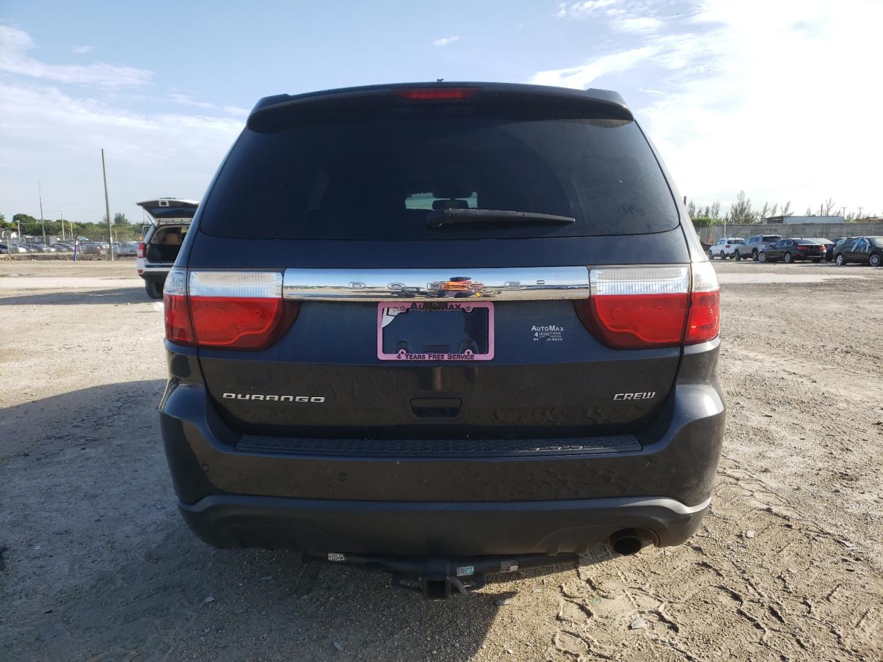 2012 Dodge Durango Crew VIN: 1C4RDHDG9CC257629 Lot: 64633195