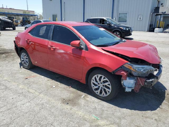  TOYOTA COROLLA 2018 Czerwony