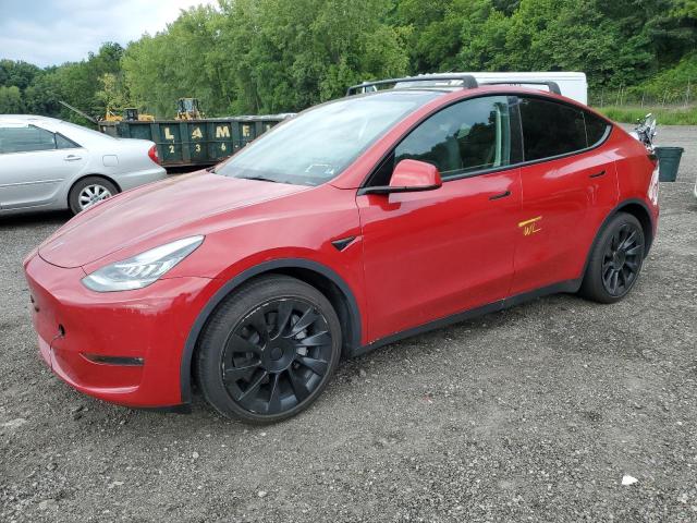  TESLA MODEL Y 2022 Czerwony